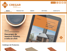 Tablet Screenshot of ceramica-cregar.com.ar